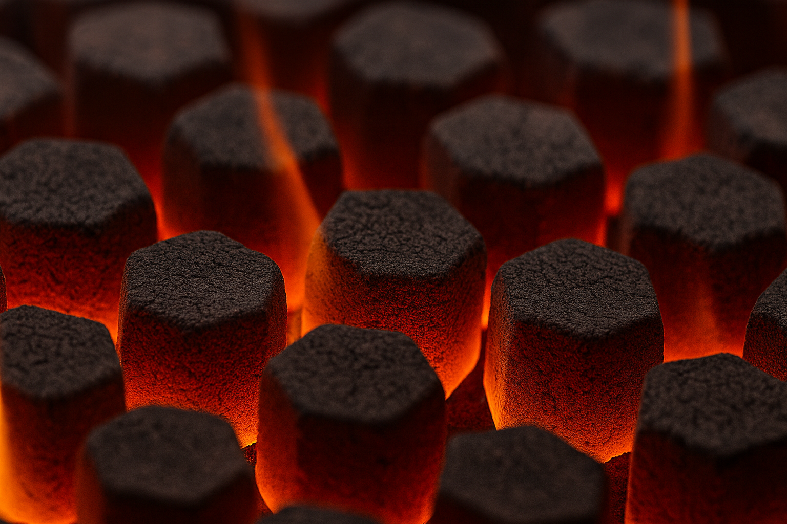 BBQ Charcoal Briquettes hero background